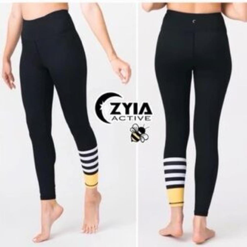 Zyia Bumblebee Light N Tight 7/8‎ Leggings.